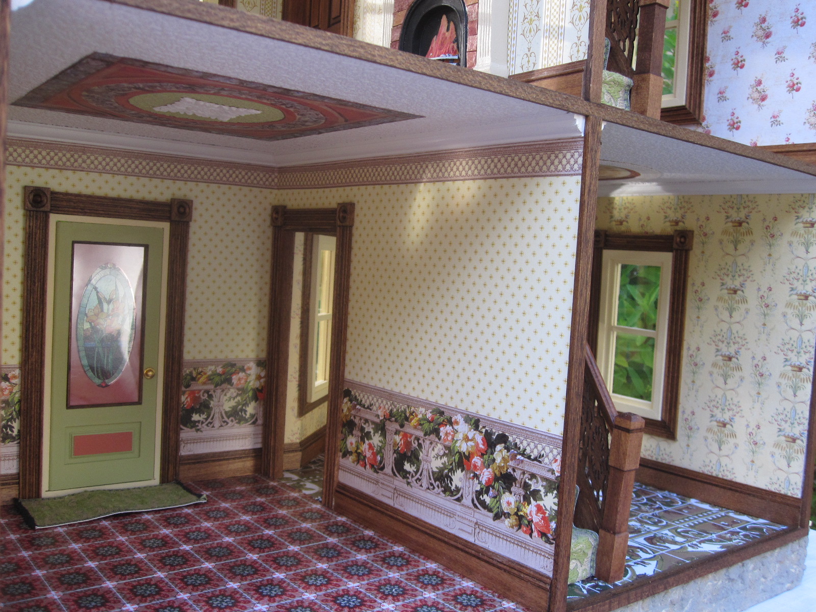 Dollhouses by Robin Carey New Gothic Victorian Dollhouse