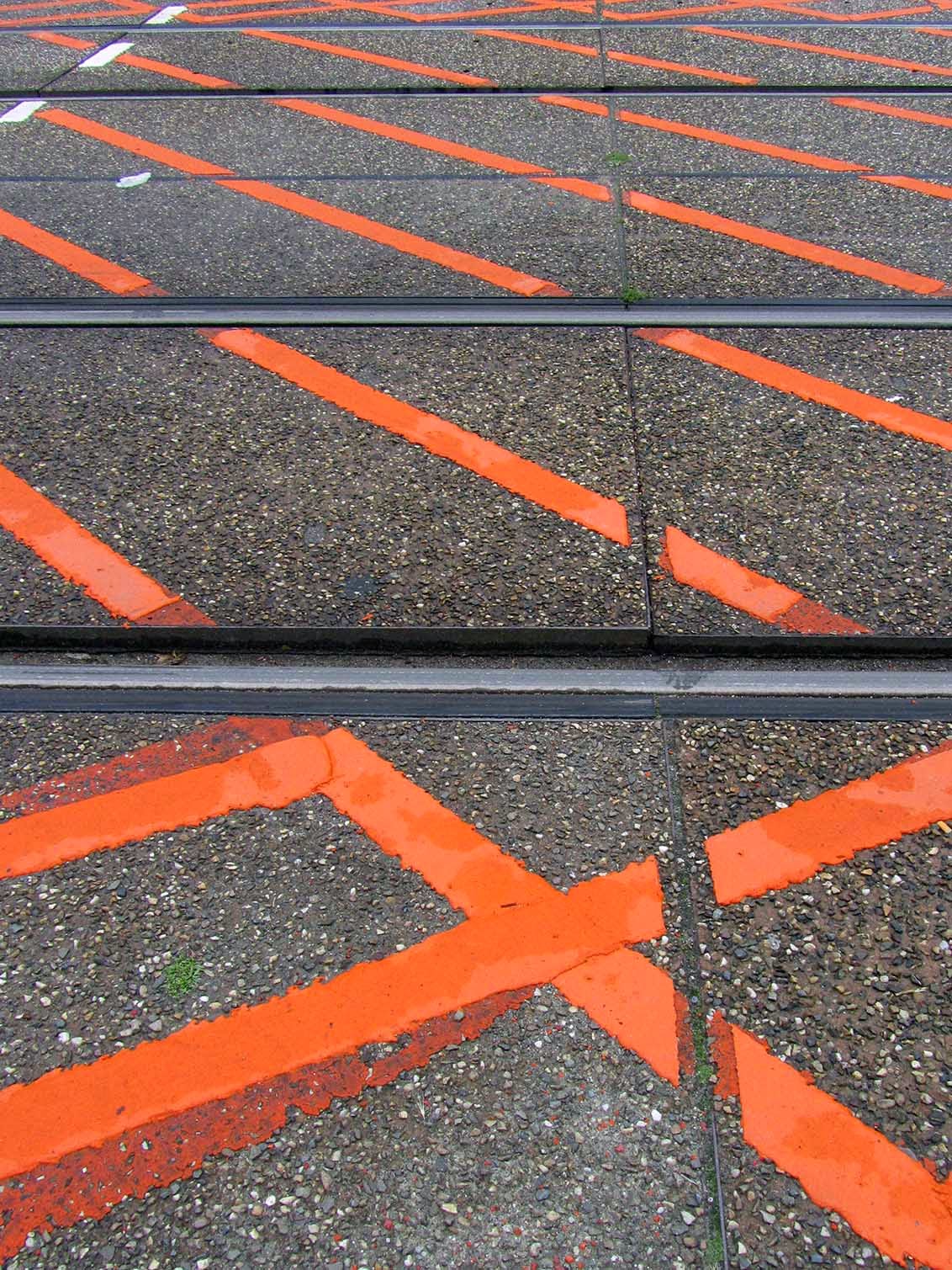 street: orange grid