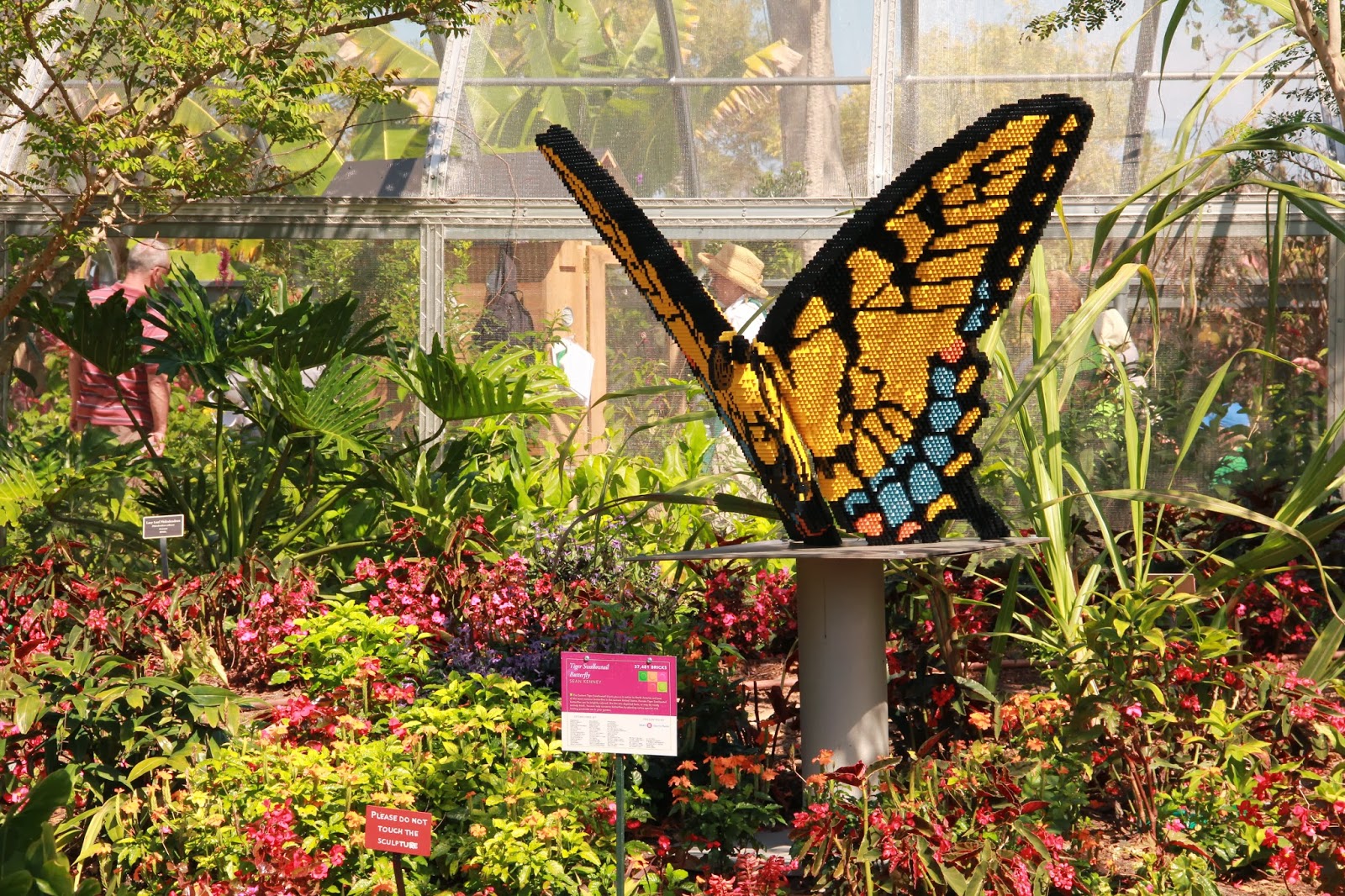 Naples and Hartford in Season Naples Botanical Garden II LEGO Butterfly
