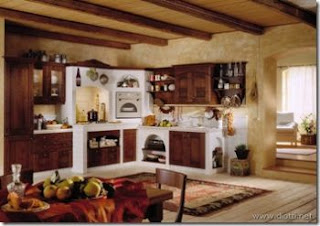Traditional Italian Kitchen Cabinets Image