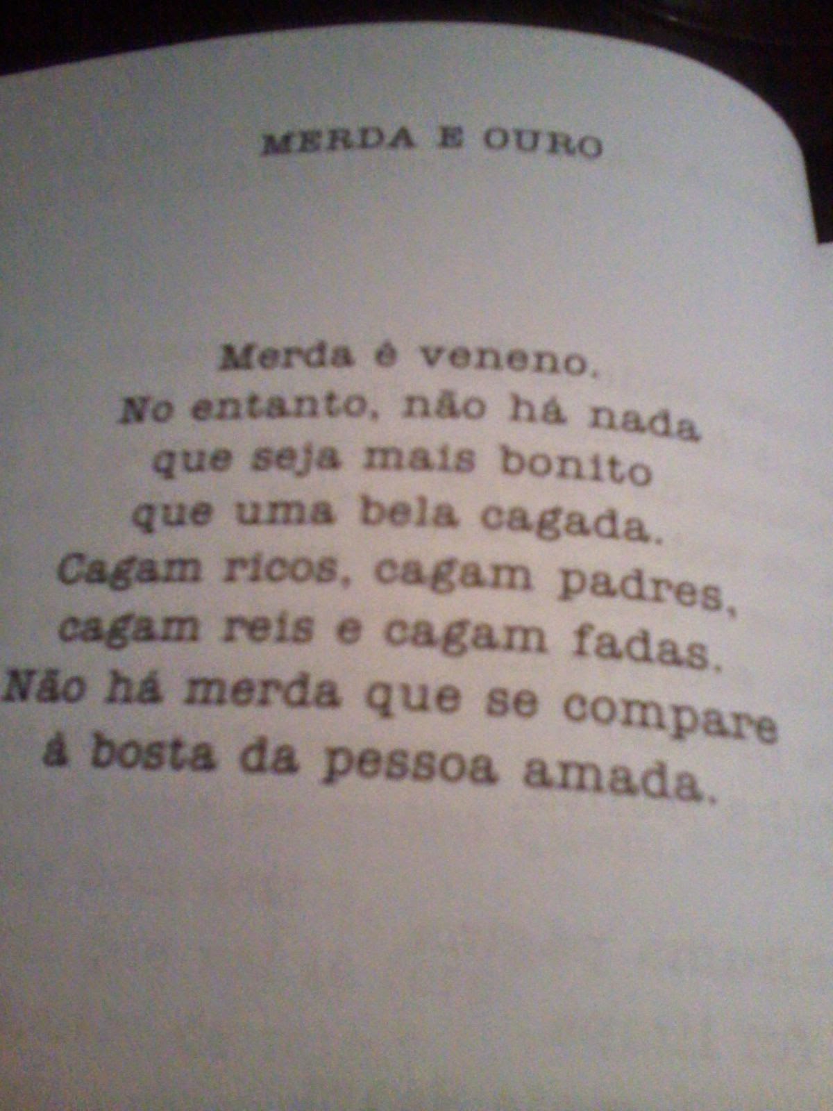 A vida é cheia de merda e ouro