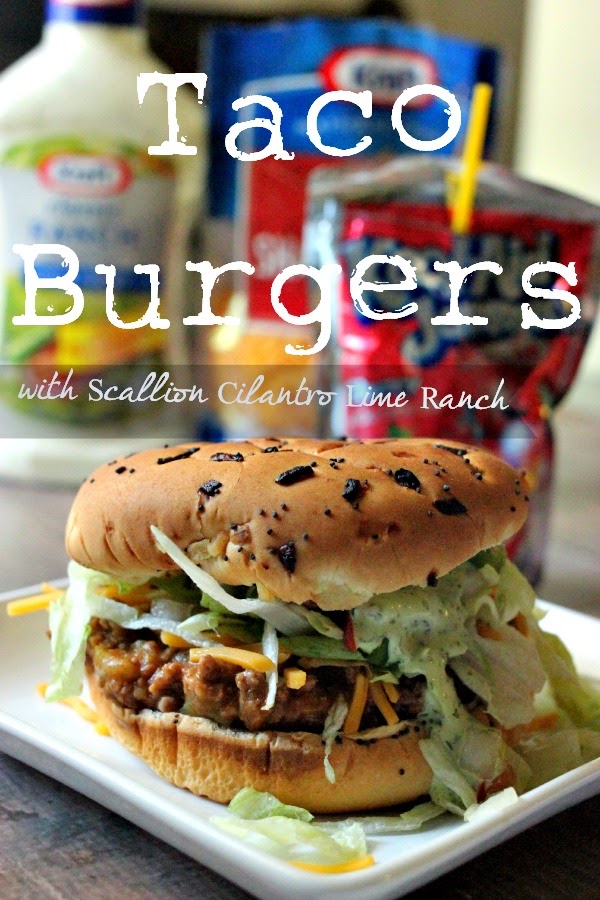 Recipe: Taco Burgers & Scallion Cilantro Lime Ranch. AKA Mexican Sloppy Joes or Bun Taco