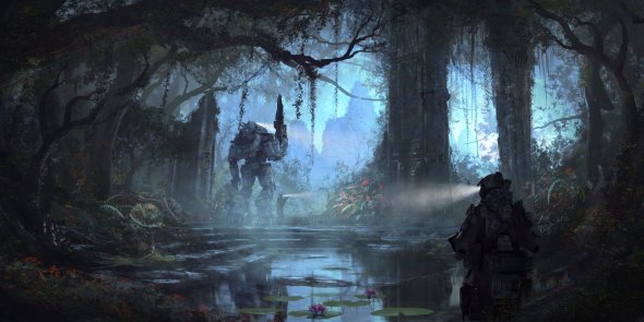 Robôs, mechas e soldados futuristas nas ilustrações de ficção científica de Tu Bui Tu Bui 2buiart deviantart ilustrações ficção científica robôs mechas soldados futuristas game titanfall