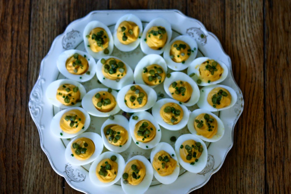 ben and birdy MisoSriracha Deviled Eggs (to die for)