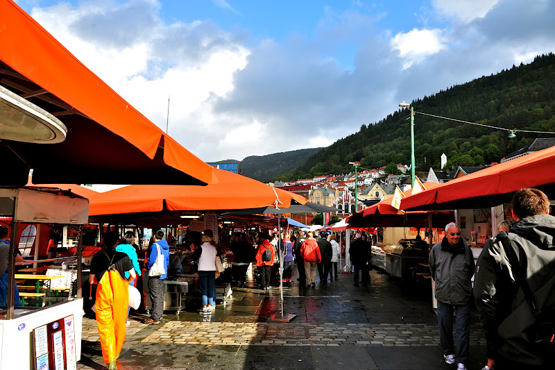Merlin and Rebecca The Bergen Fish Market