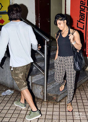 Shahid Kapoor is spotted out cinema hall with unknown girl in Mumbai