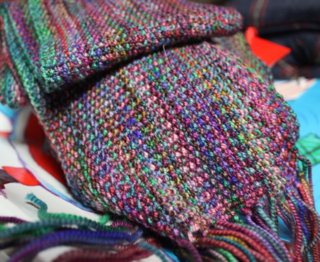 Sandpiper Creates: Koigu Linen Stitch Scarf