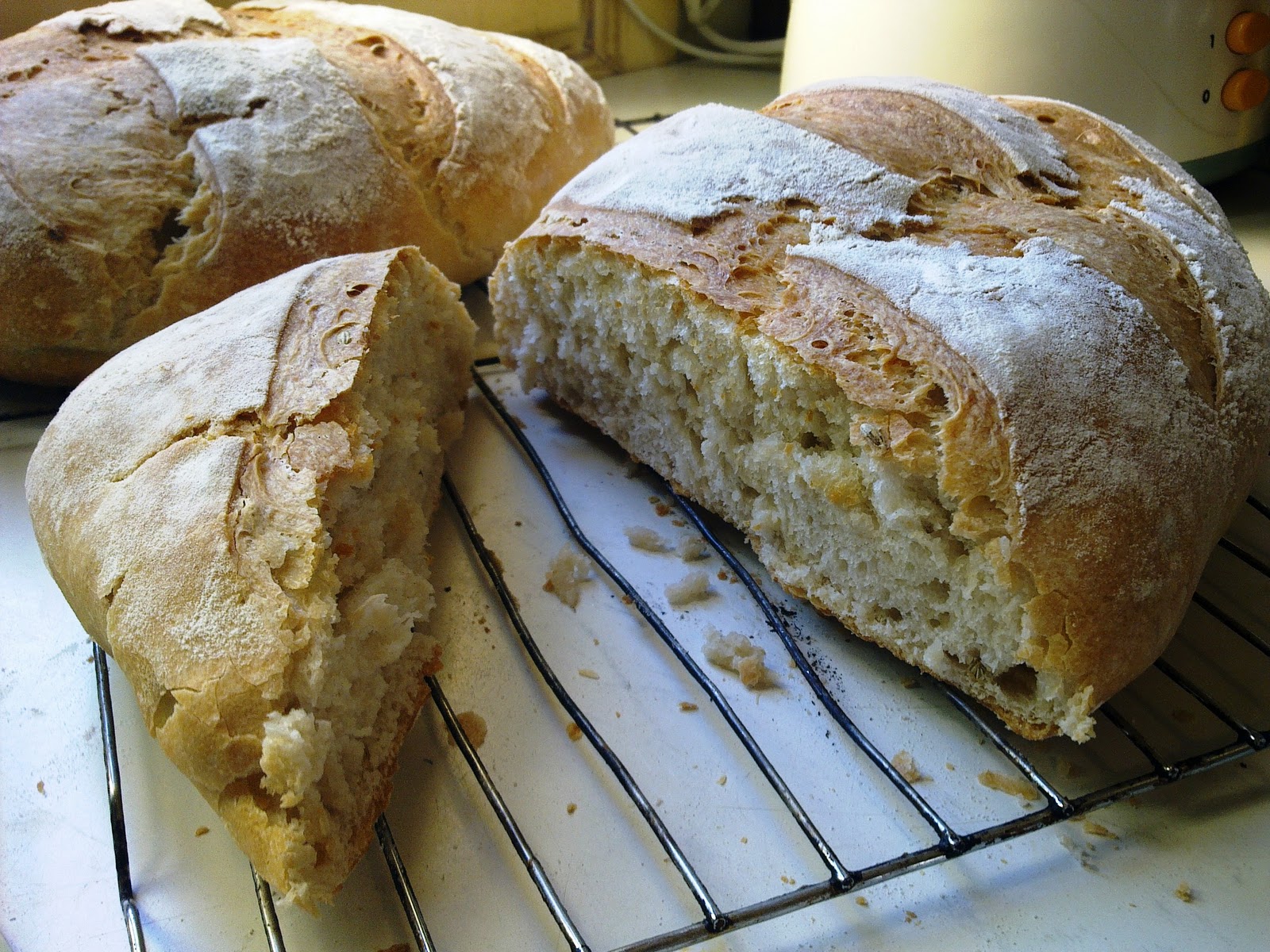 Happy Baking Bruschetta Bread from scratch