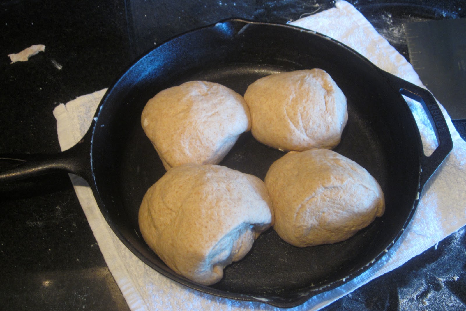 A Kuk's Kitchen Black Skillet Bread