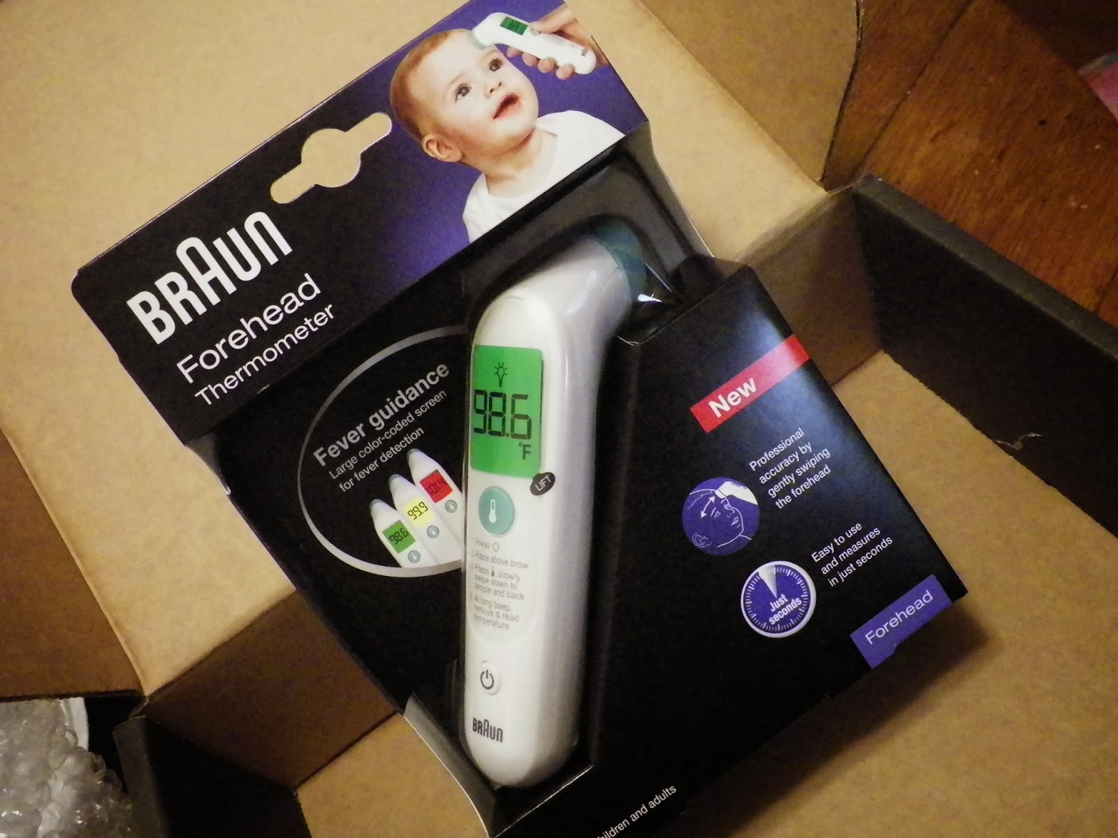 mygreatfinds Braun Forehead Thermometer Review BraunTherms