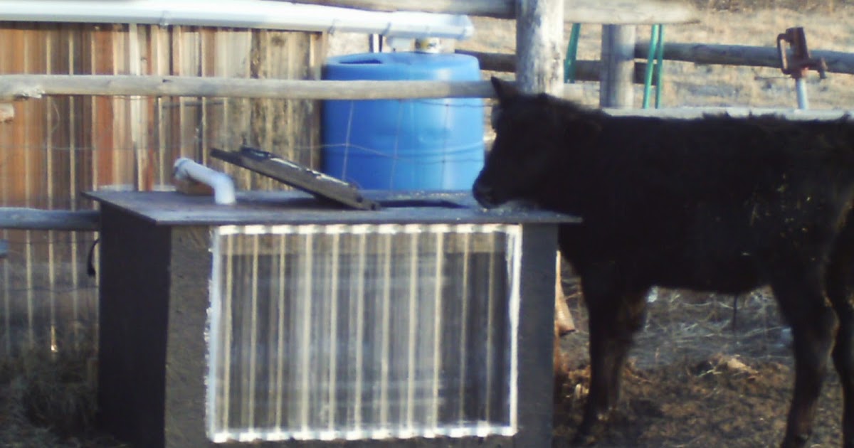 Self Sufficiency Amazing Solar Water Trough