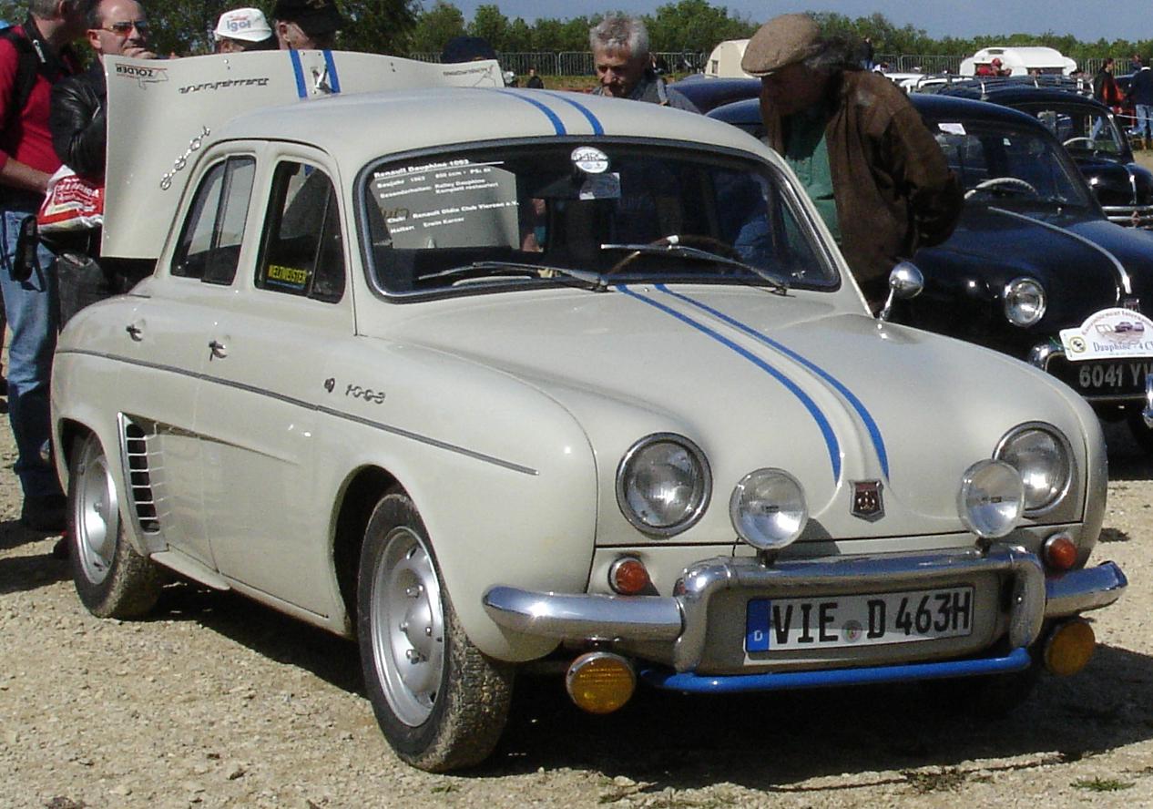 EL RENAULT GORDINI Y DAUPHINE 1093ORIGINAL FRANCES