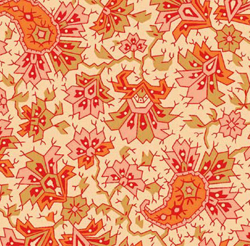 And a couple of boldcoloured paisley prints from housefabriccom
