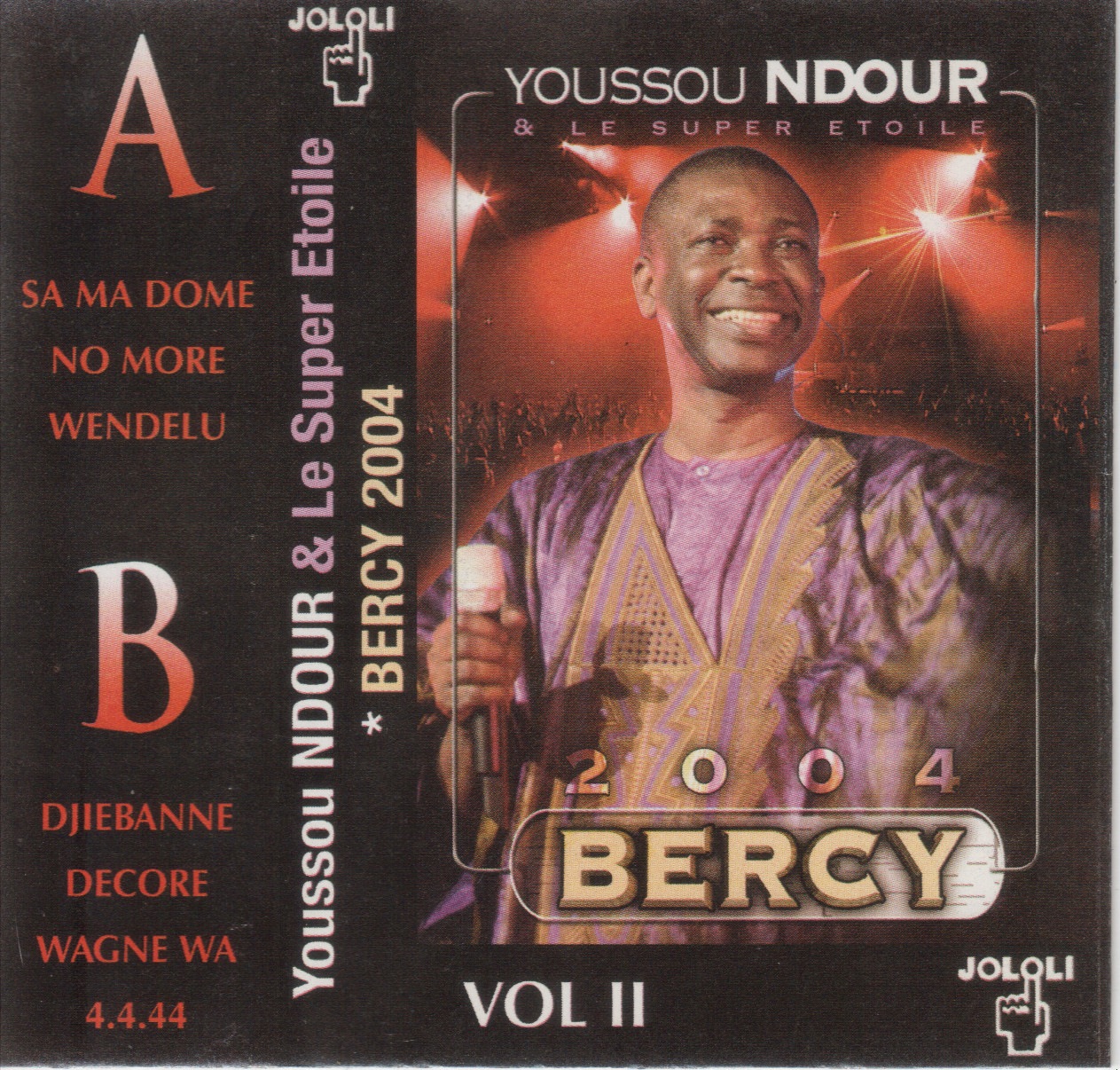Youssou Ndour & Le Super Etoile : Bercy  Vol.2 (2004) Cover+2