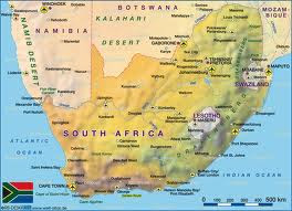 Current Map of South Africa