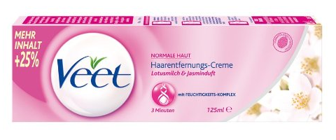 Enthaarungscreme von Veet