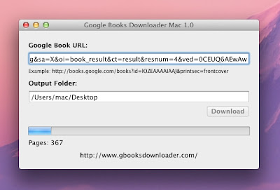 Google Book Downloader Mac Screenshot