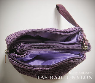 tas rajut, dompet rajut nylon, pola tas rajut, tas rajut murah, tas