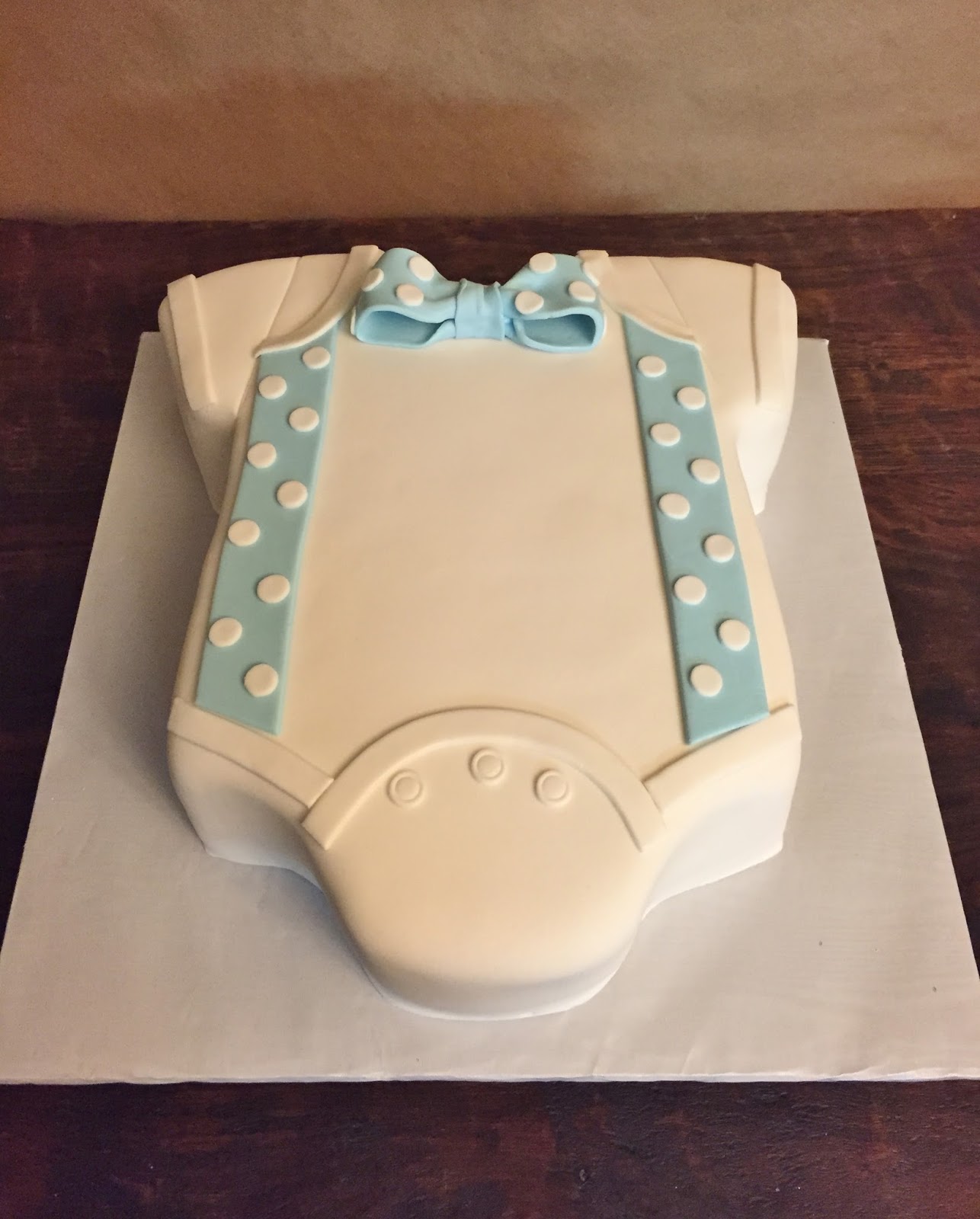 Cakes by Mindy: Onesie Baby Shower Cake