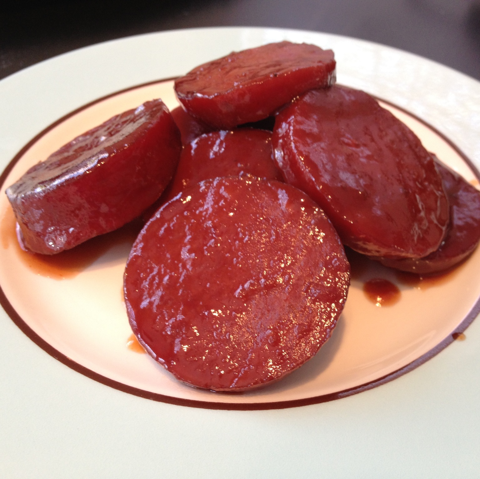 A Little Colorful Chaos Slow Cooker Sweet & Spicy Salami