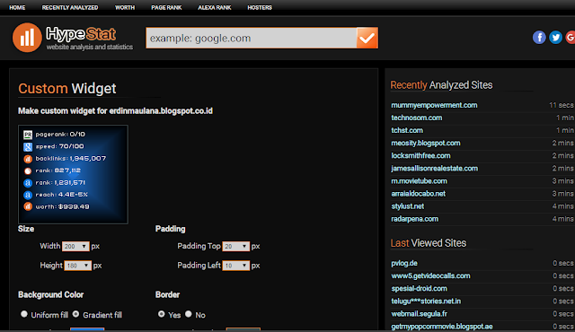 Cara Memasang Widget Blog Hypstats erdinmaulana.blogspot.com Cara Memasang Widget Blog Hypstats erdinmaulana.blogspot.com