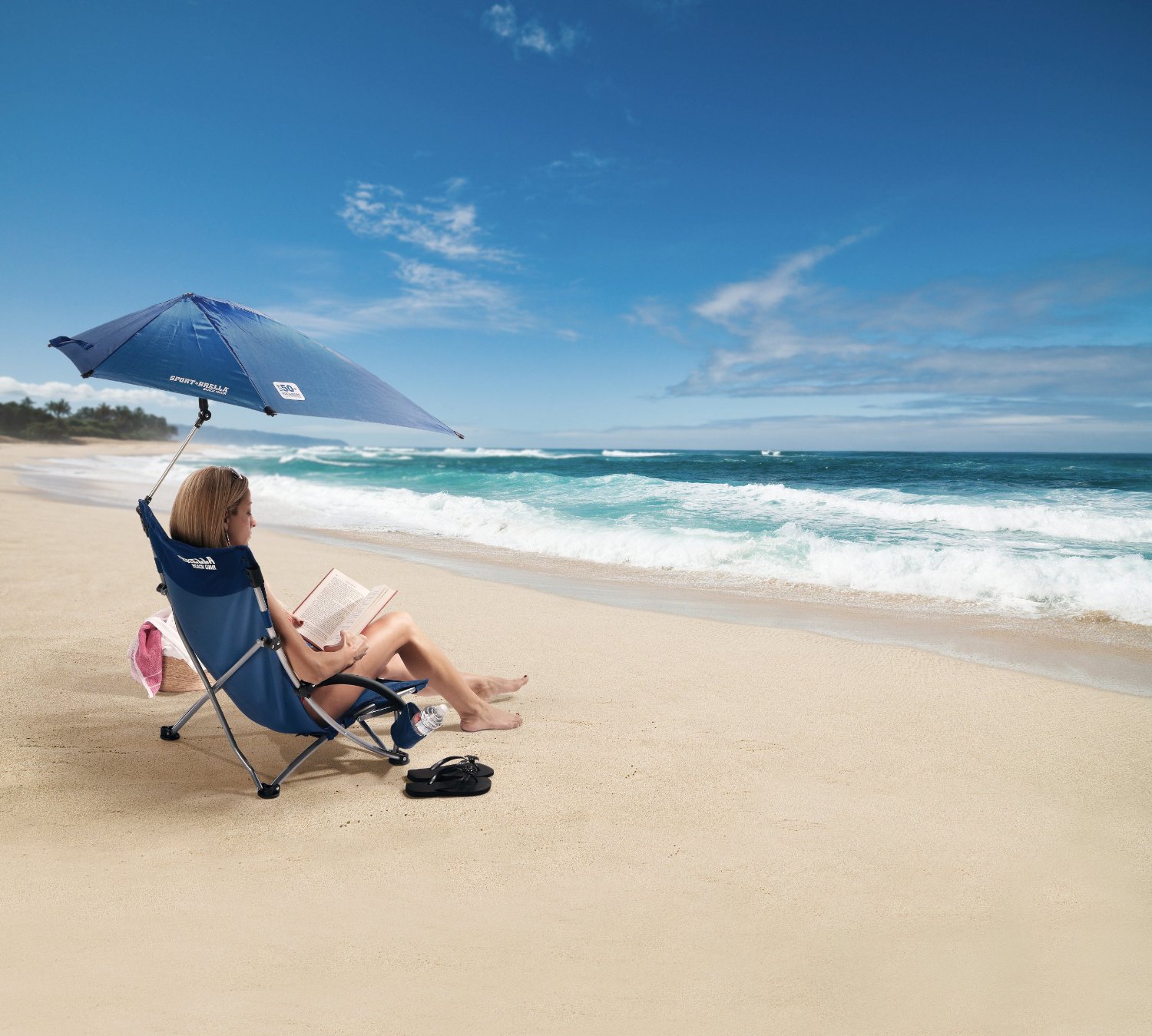 Sport-Brella Beach Chair - Portable Umbrella Chair  