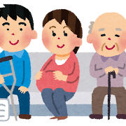 シルバーシート・優先席のイラスト