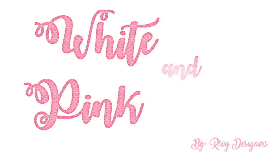 layout branco e rosa