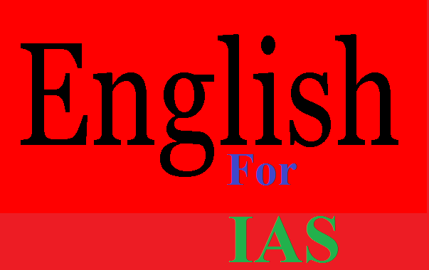 ENGLISH For IAS