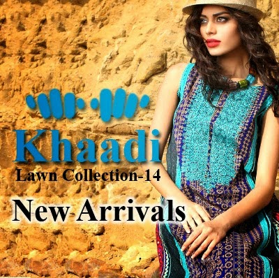 Khaadi Summer Lawn Dresses Unstitched Collection 2014