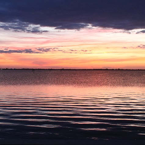 Purple and Orange Florida Sunset