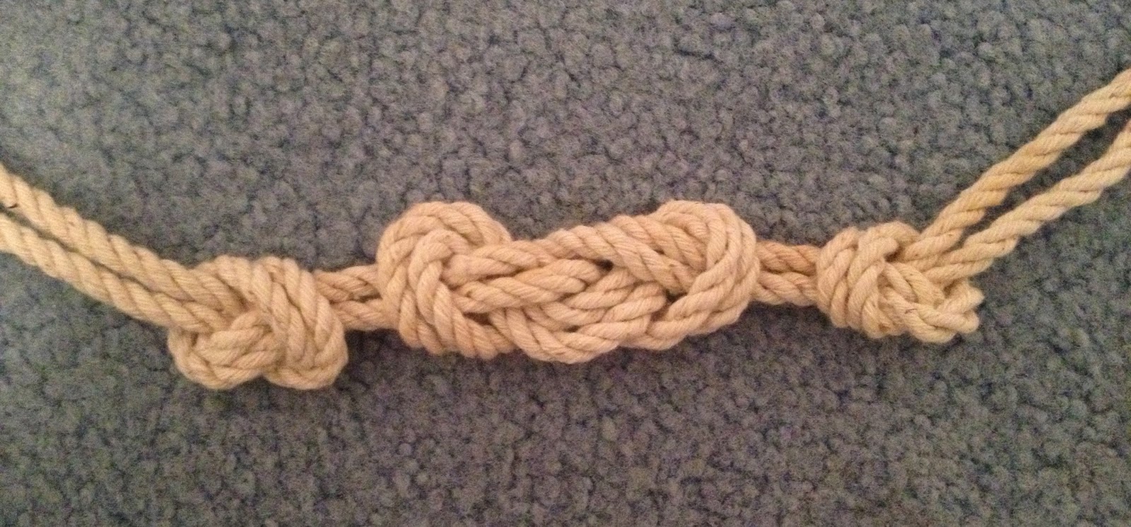 Cobalt Collective Rope Knot Necklace