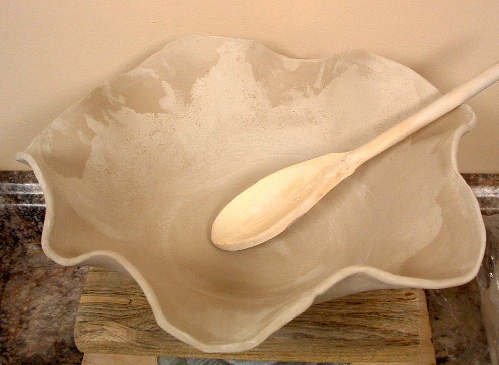 Blue Starr Gallery Drape Mold Bowls, India Ink, Water Color