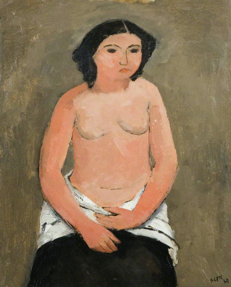 William Scott - Breton Nude (1939) .