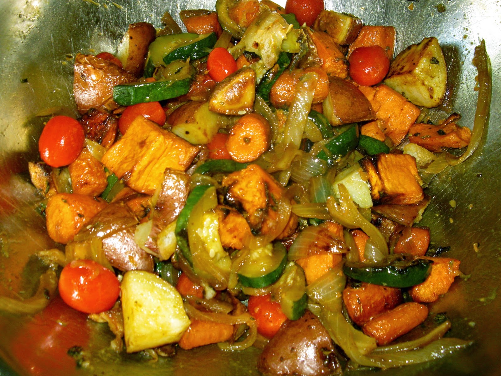 GOOD LIFE Living Well Vegetable & rice Gratin; Roasted Vegetables with