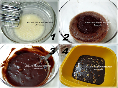 300th Post - Microwave Brownies | Walnut Brownies
