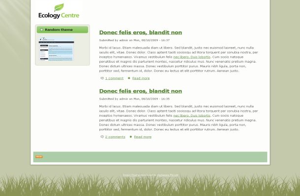 Free Drupal Green Ecology Theme Template Free Drupal Green Ecology Theme Template