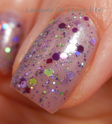 The Lady Varnishes Wicked Wish over Julep Linnea