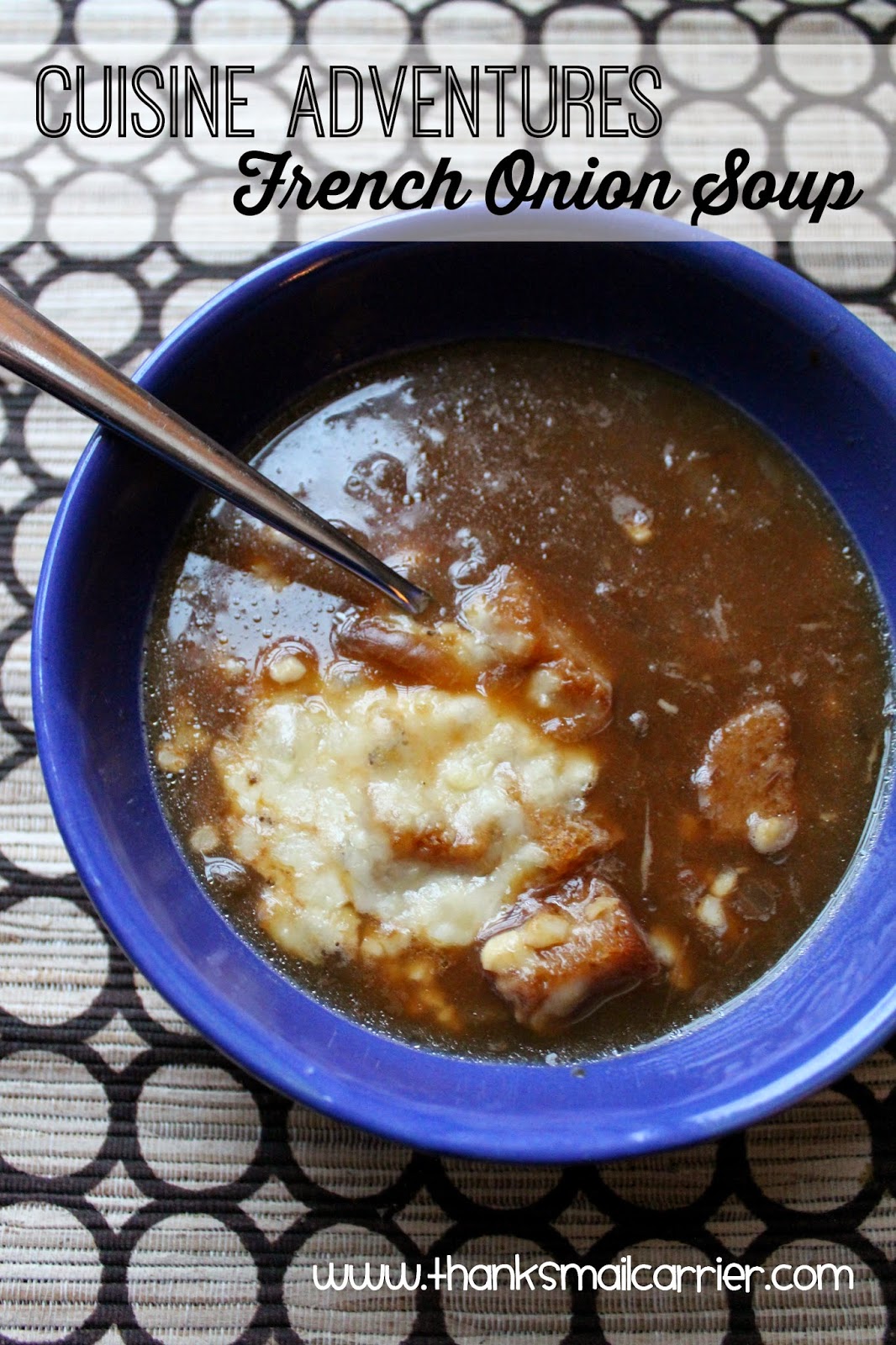 Cuisine Adventures french onion soup review