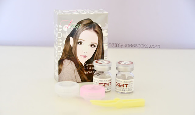 {Review} Klenspop - GBT P7 Choco Circle Lenses - Packaging The GBT P7 Choco circle lenses from South Korean brand G&G, just $13 on Klenspop.