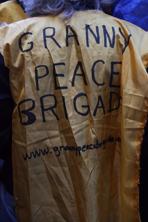 Granny Peace Brigade protester at Occupy Wall Street