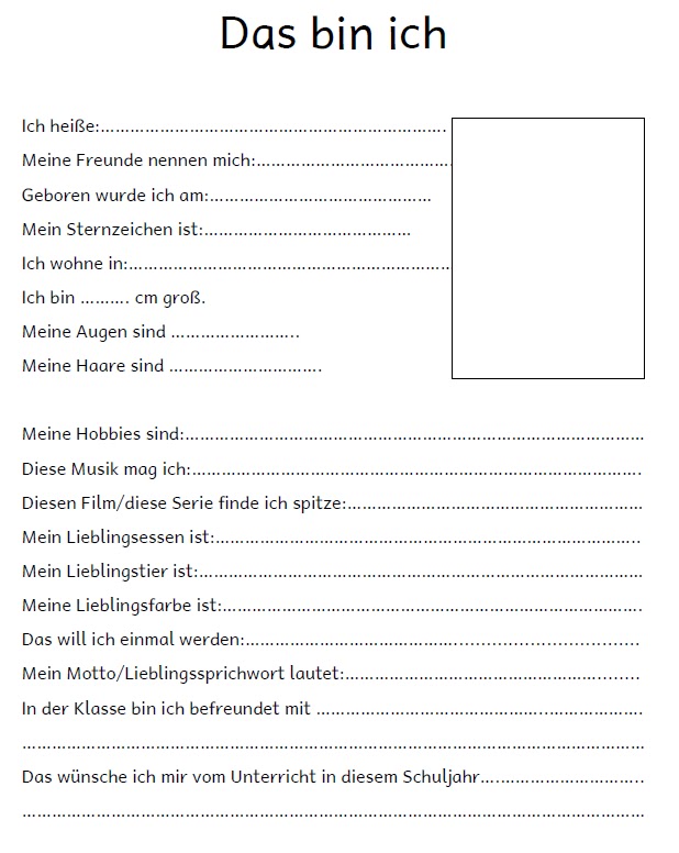 Steckbrief kennenlernen vorlage Wanted - das Kennenlernspiel mit Steckbrief