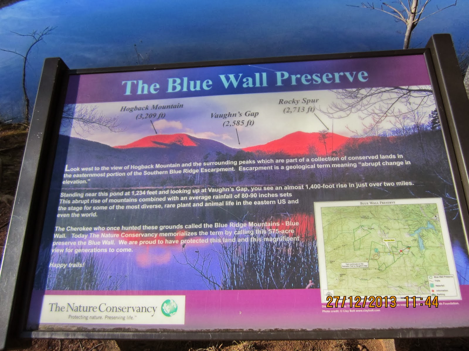 HikingCanoeingBackpackingCampingLiving Blue Wall Preserve