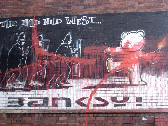 banksy graffiti art. Banksy Graffiti Artist