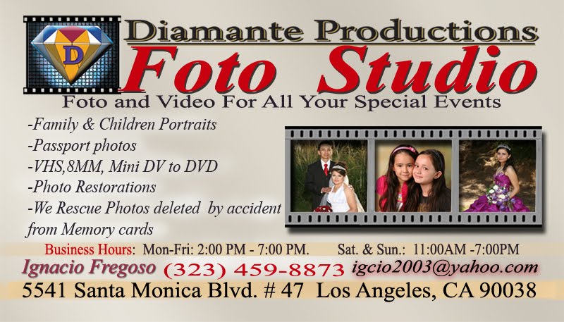 Diamante Productions Foto Estudio