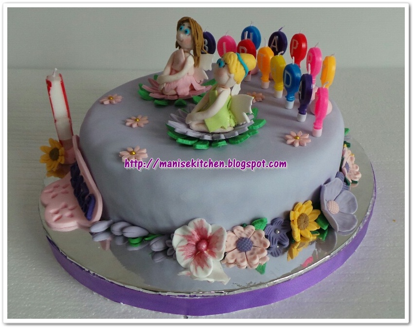 manise kitchen Tinkerbell Birthday Cake for Eliza