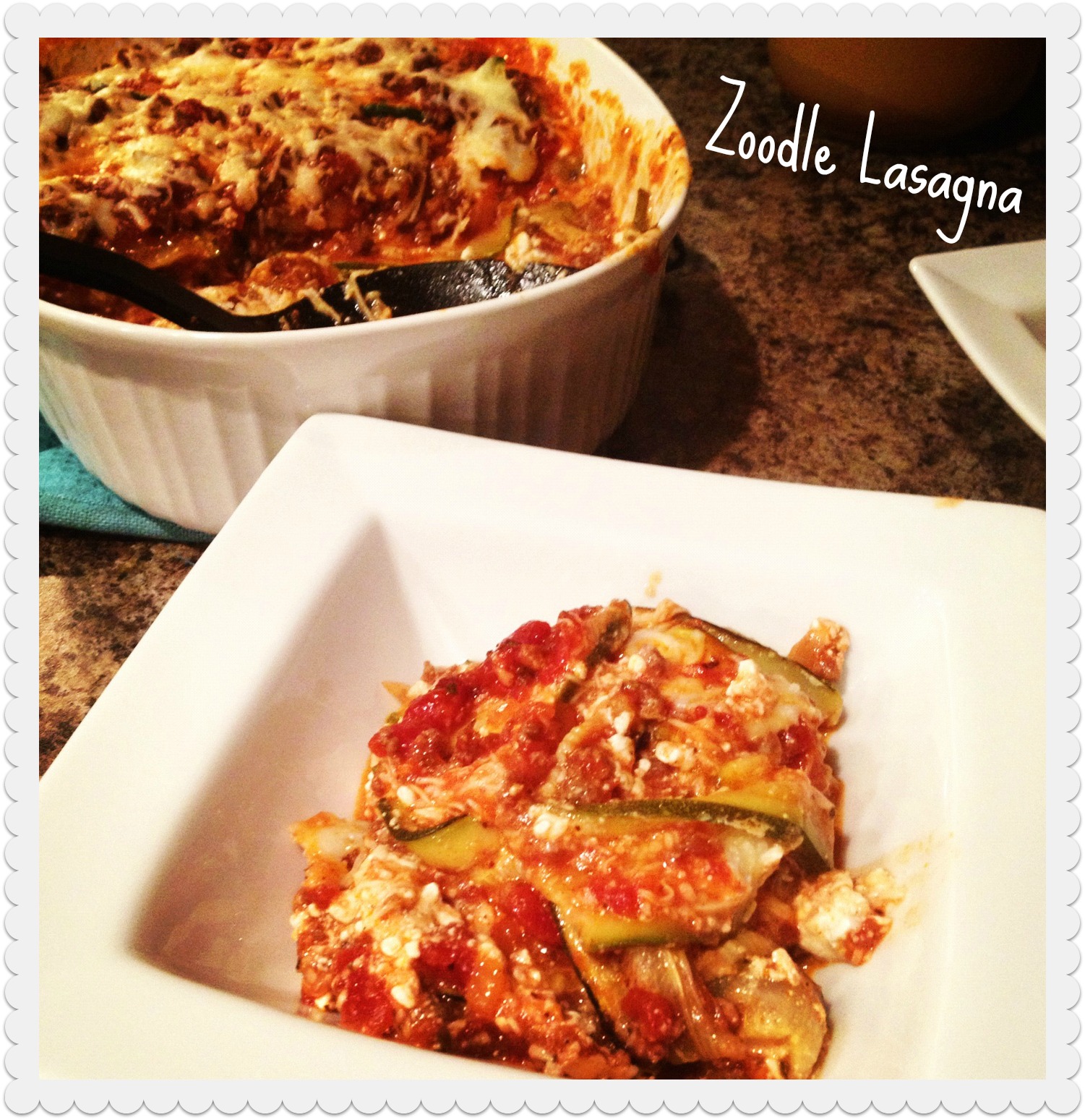 Paleon It { Zoodle Lasagna }