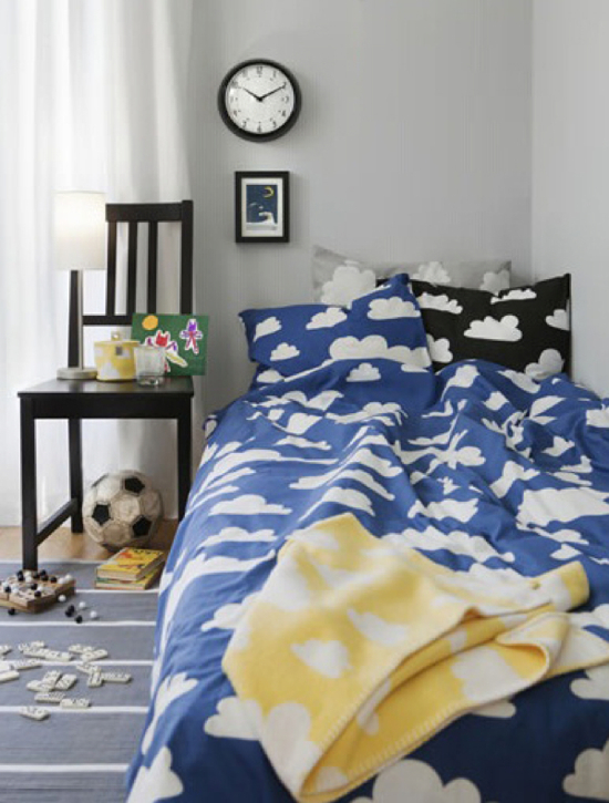 Rafa Kids Clouds Pattern Bedding From Ila Axén Today I Would Like To Show You Great Bedding Set For Children And Pas With Cloud Pattern Saw It So Many Times In The Scandinavian Rooms