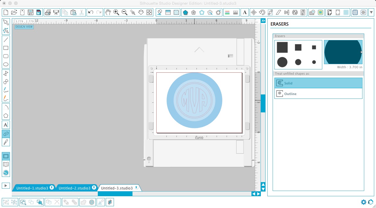 How to Change Silhouette Studio Eraser Size Silhouette School