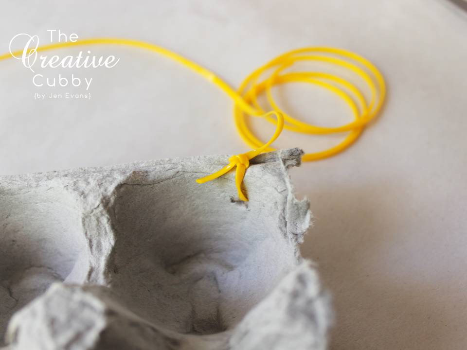 The Creative Cubby Egg Carton Bird Feeder